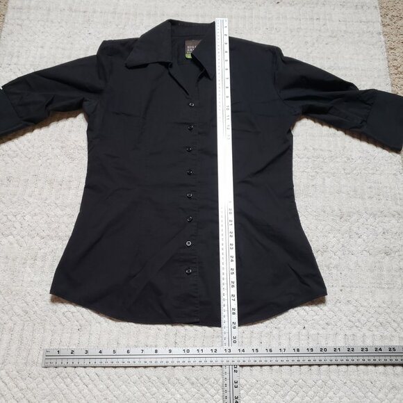 High End Uniforms Restaurant Women’s Open Collar Fitted Shirt (3/4 Sleeve) Size - Picture 6 of 8